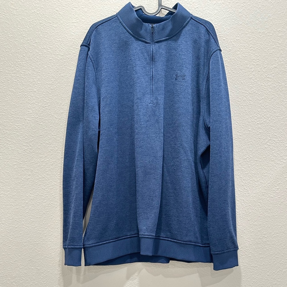 Pre-loved! UNDER ARMOUR Men’s Half Zip Fleece Lined Long Sleeve Sweatshirt